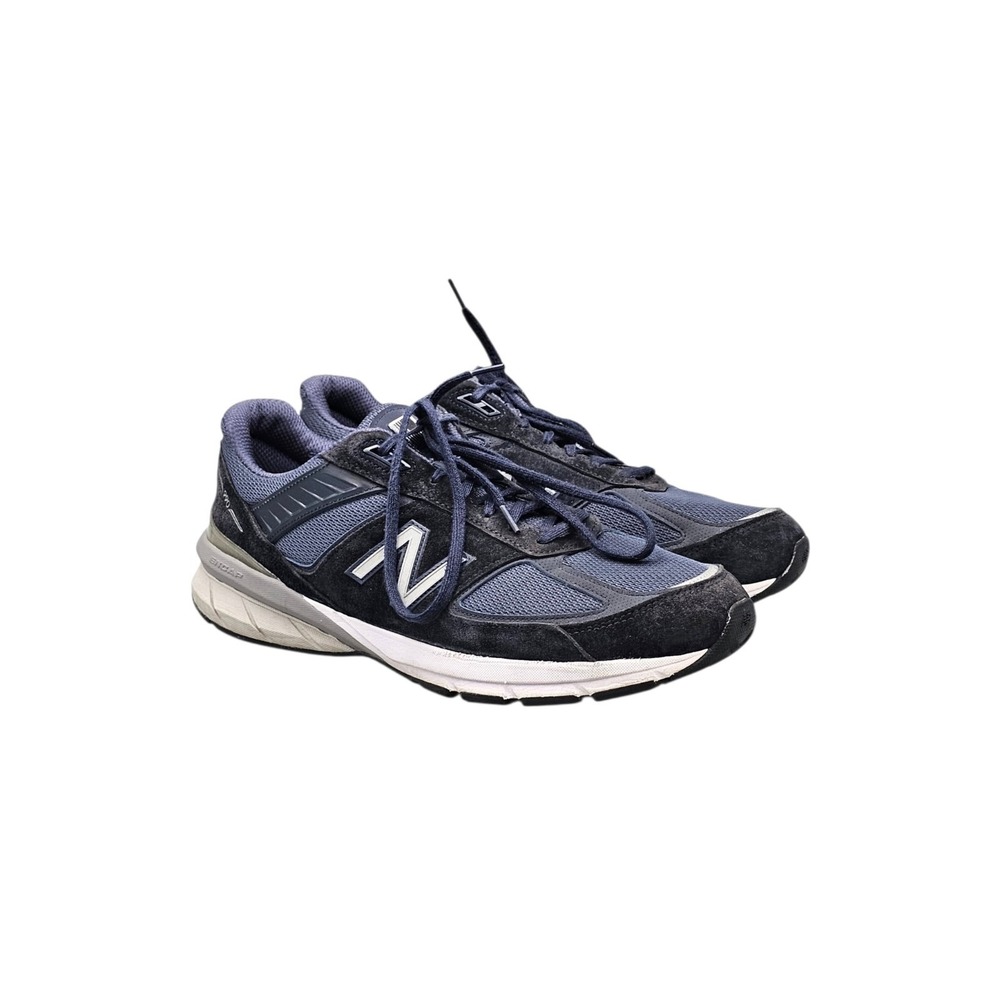 New Balance 990v5 Made In USA Navy Blue Mens Size 13 2E Wide M990NV5 Sneaker